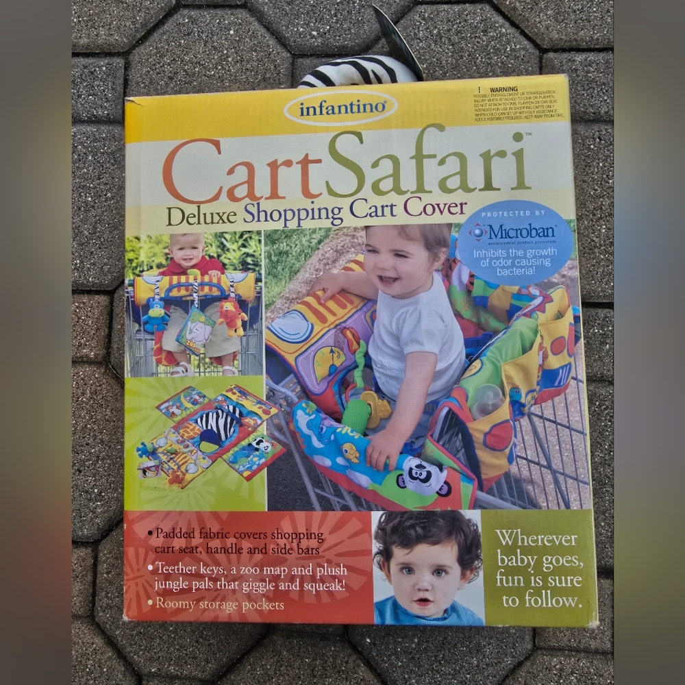 Infantino Cart Safari Deluxe Cover with Bright Colors